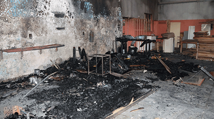 The Hog Ring - Prison Upholstery Shop Destroyed in Fire