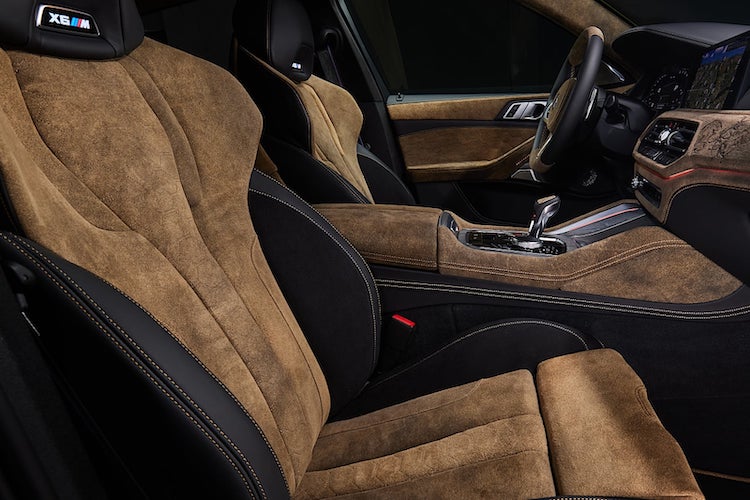 The Hog Ring - This BMW X6 in Upholstered in Deer Leather