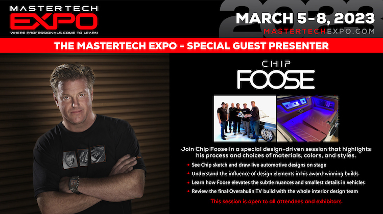 The Hog Ring - Chip Foose is Teaching at MasterTech Expo 2023