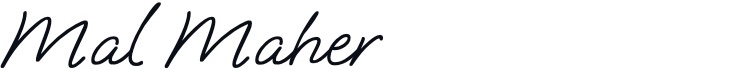 Mal Maher Signature