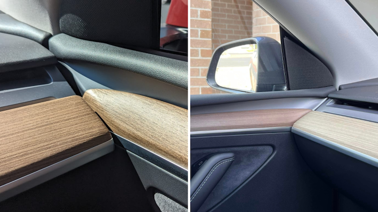 The Hog Ring - Tesla Owners Complain About Mismatched Wood Trim