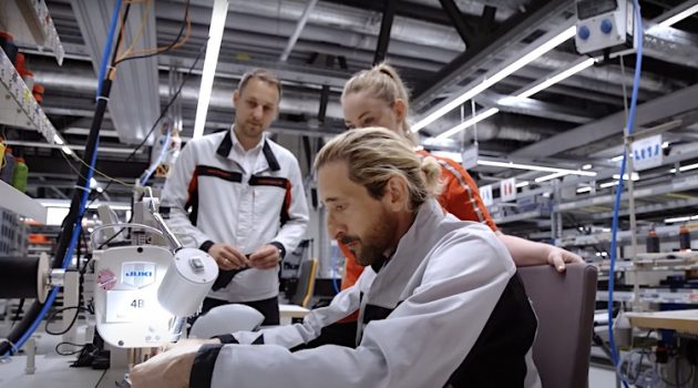 The Hog Ring - Adrien Brody Interns at Porsche's Upholstery Department