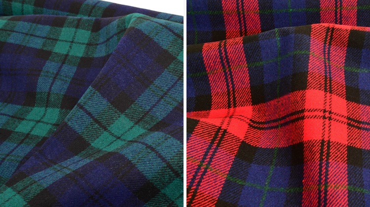 The Hog Ring - Porsche Tartan Fabric