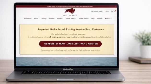 The Hog Ring - Keyston Bros Launches Game-Changing Website for Upholstery Pros