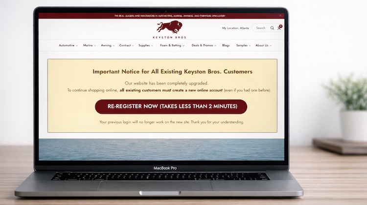 The Hog Ring - Keyston Bros Launches Game-Changing Website for Upholstery Pros
